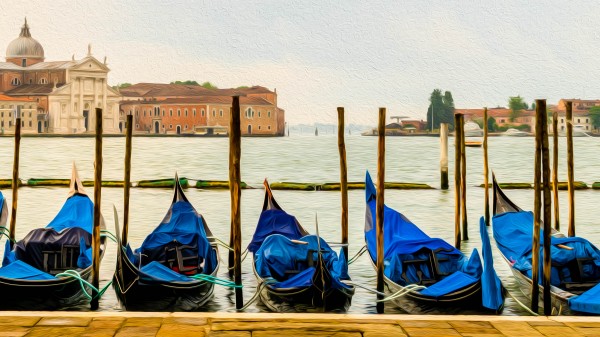 Gondolas Print