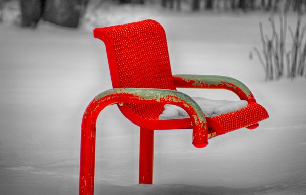 Red Chair Print