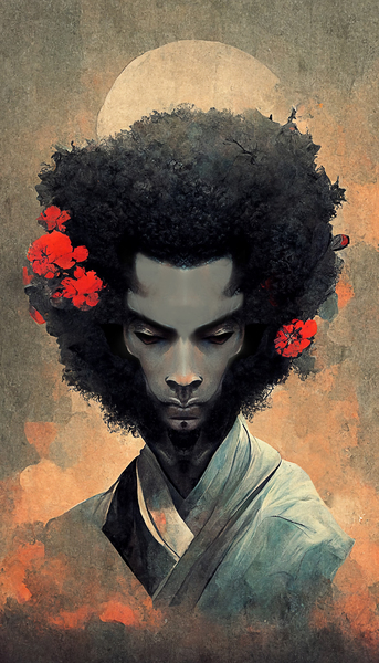 Afro Samurai Print