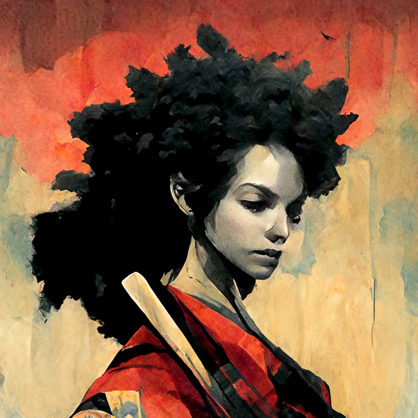 Samurai Jen Print