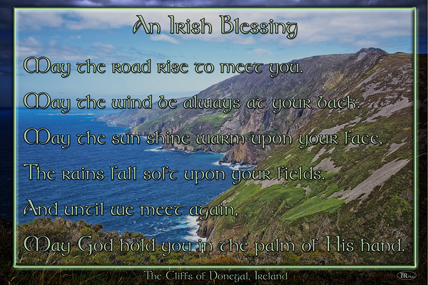 An Irish Blessing - Cliffs of Donegal by T Rx Photography