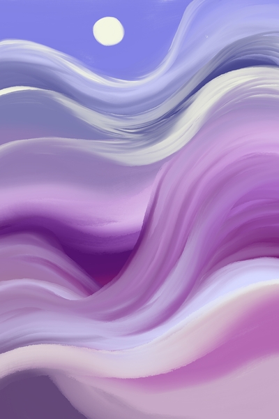 Lavender Dreamscape Print