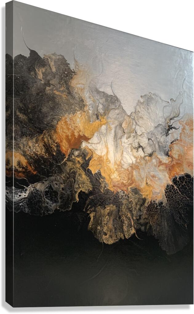 FIRE AND ASH Canvas Print