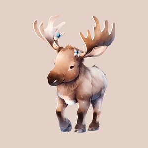 Baby animal Moose 1
