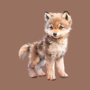 Baby animal Wolf  1