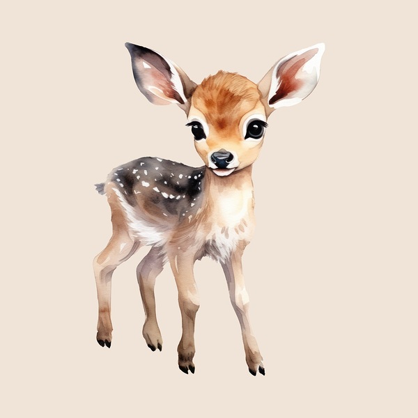 Baby animal Bambi 1 Print