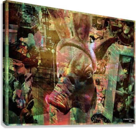 Pig Headed-3 Canvas Print