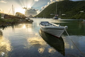 Sopers Skiff at Sunset