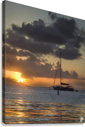 Solo Sunset - CGB  Canvas Print
