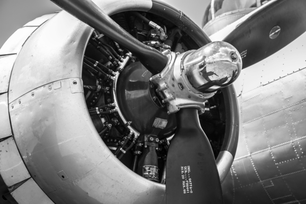 B-17 Engine Print