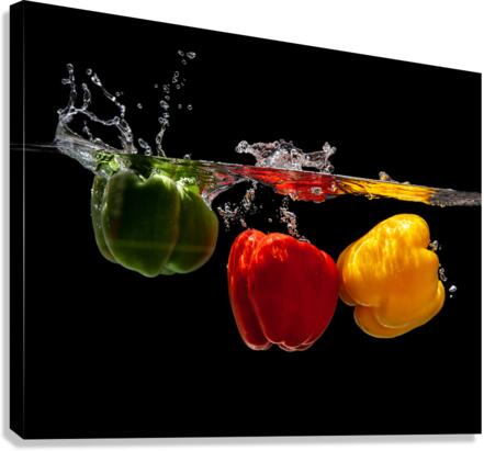 Pepper Splash Canvas Print