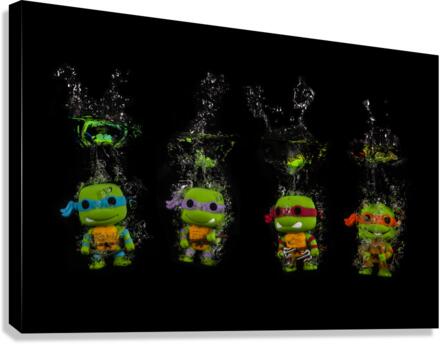TMNT Group Canvas Print