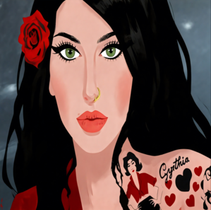 RED ROSE GIRL