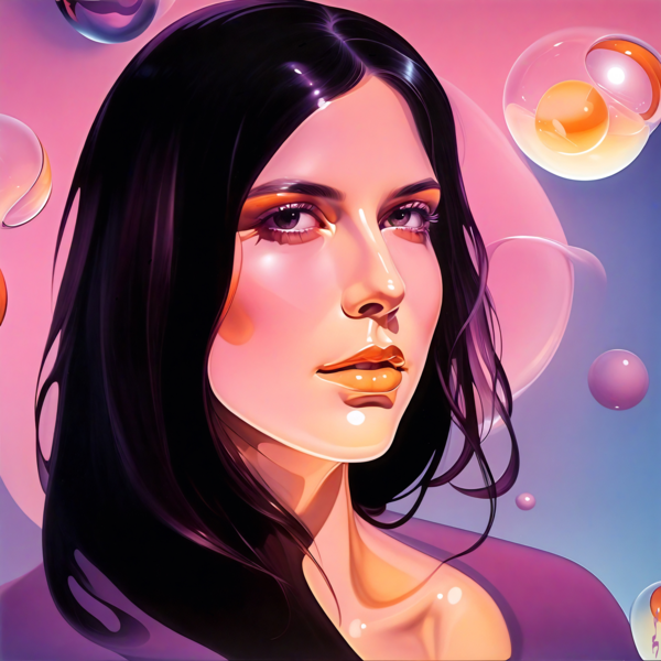 CRYSTAL MONA Print