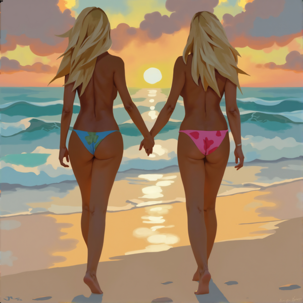 PINK BEACH Print