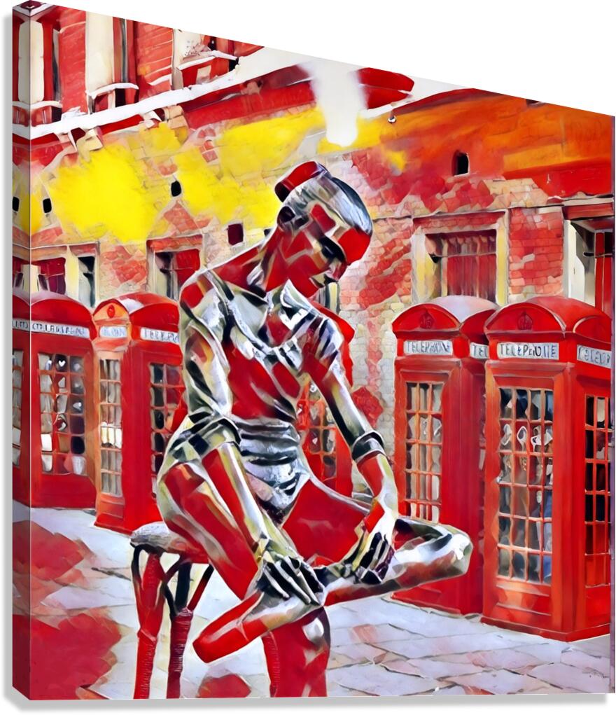 RED EXPECTATION Canvas Print