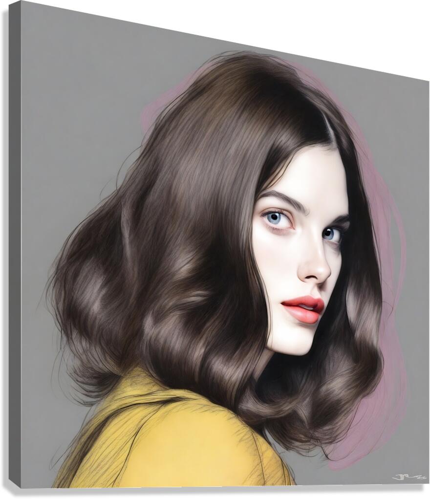 DIVA EYES Canvas Print