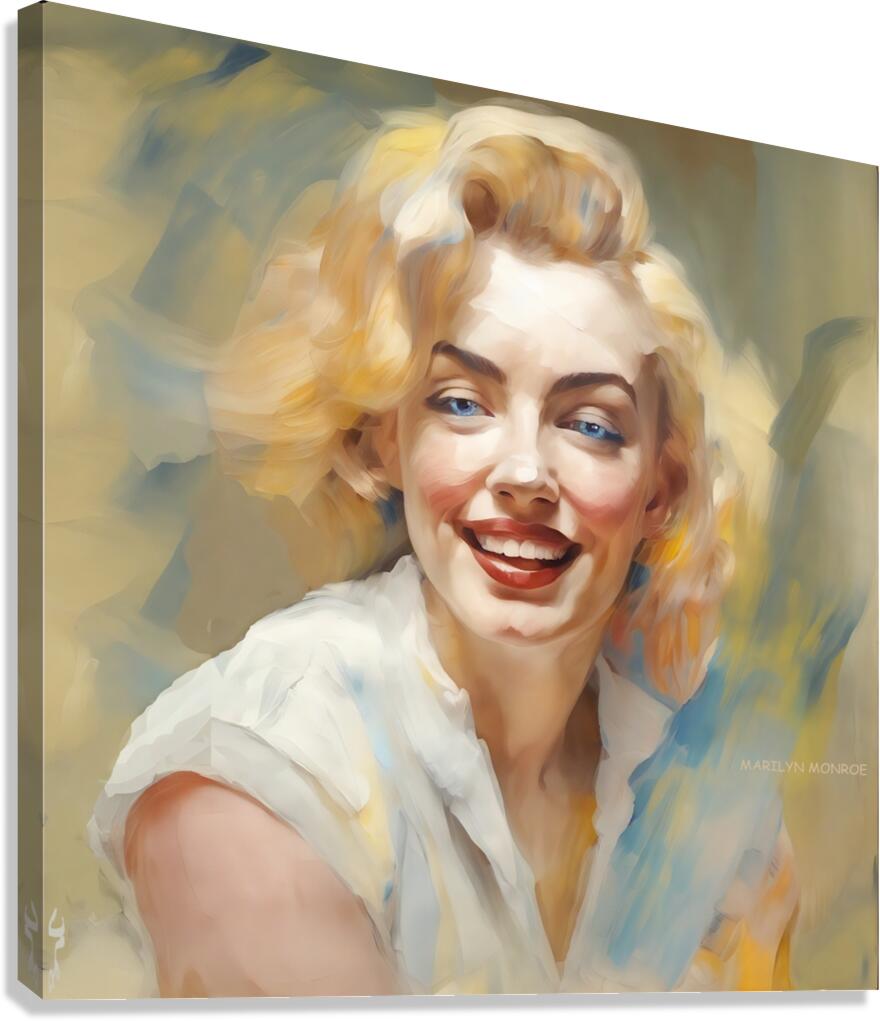 SMILING MARILYN Canvas Print