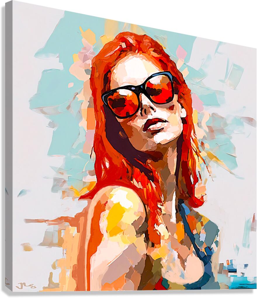 SUNGLASS Canvas Print
