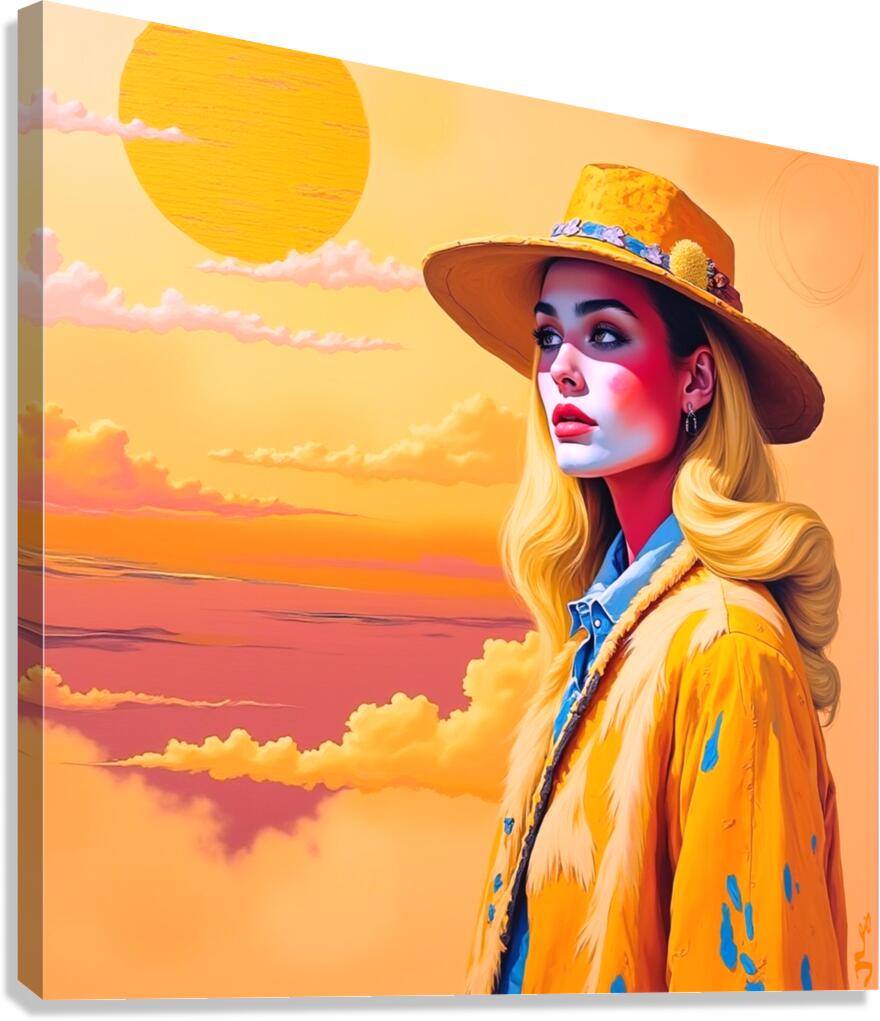 CURIOUS YELLOW Canvas Print