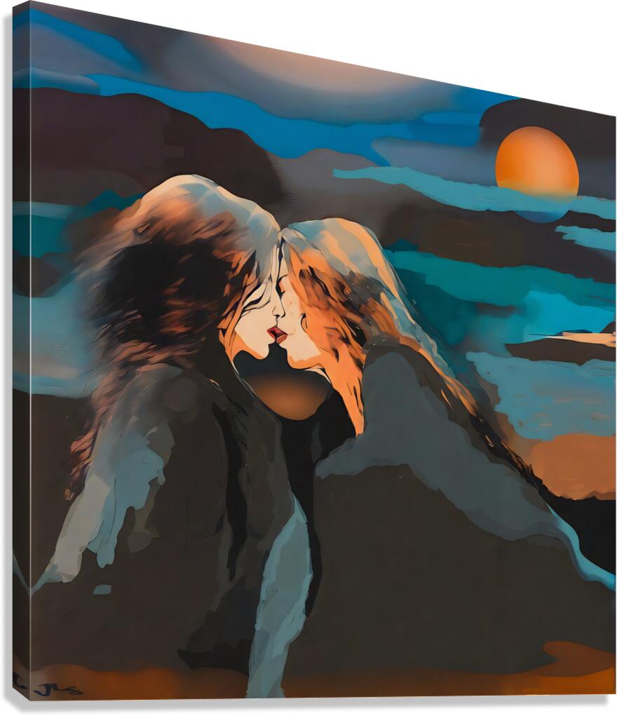 LOVEMOON Canvas Print