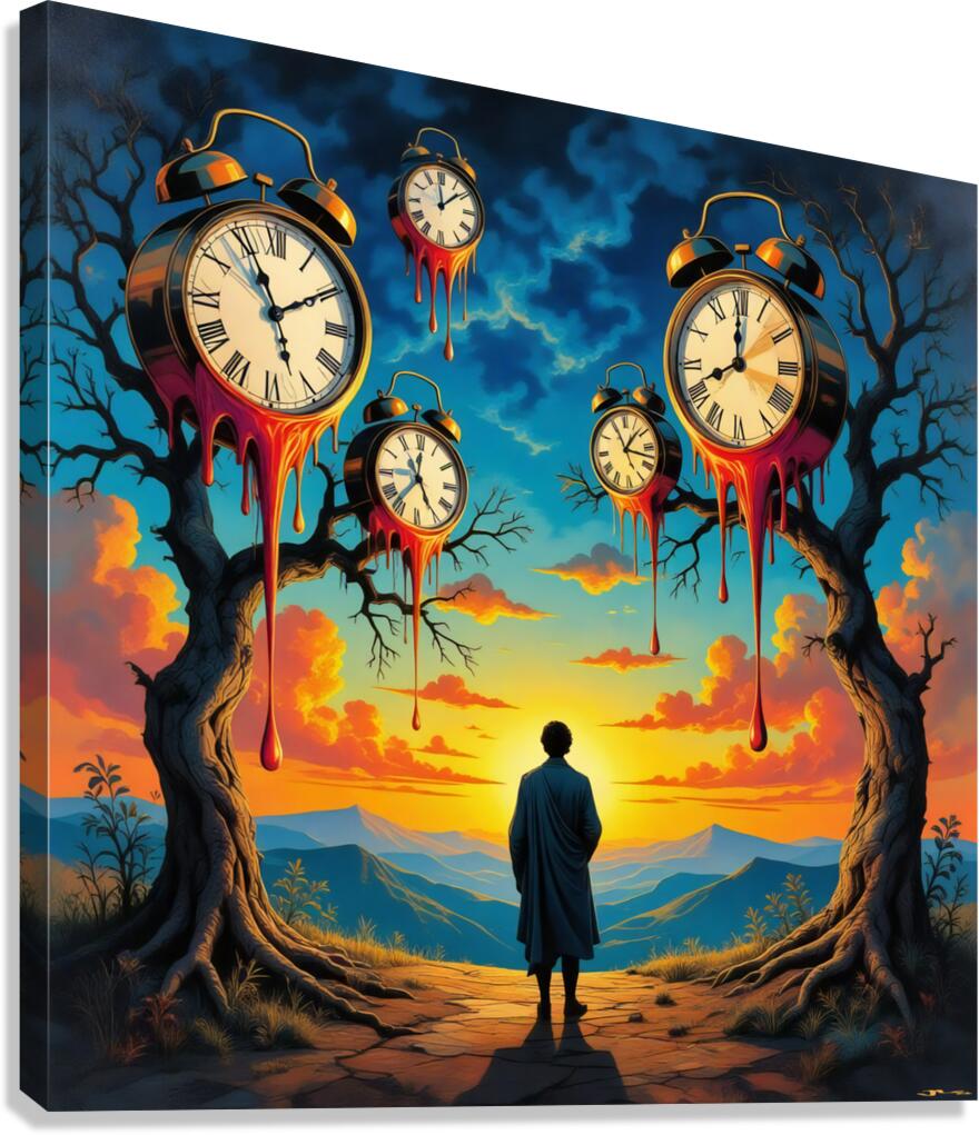 TIME DROPS Canvas Print