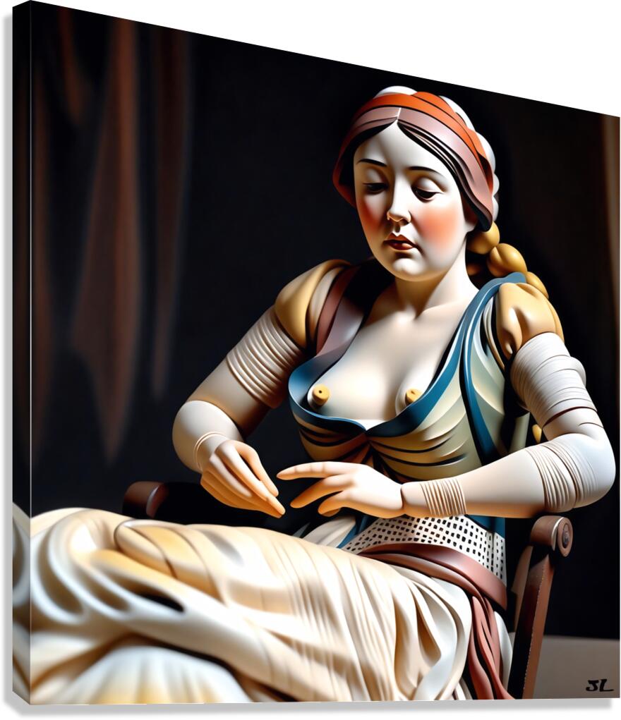 MOTHER DOLL Canvas Print