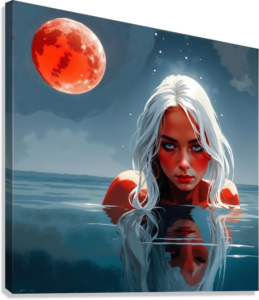 DEVIL MOON Canvas Print