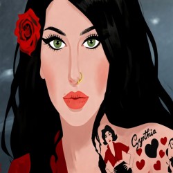 RED ROSE GIRL