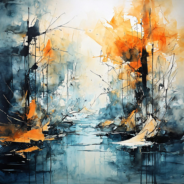 Abstract nature Print