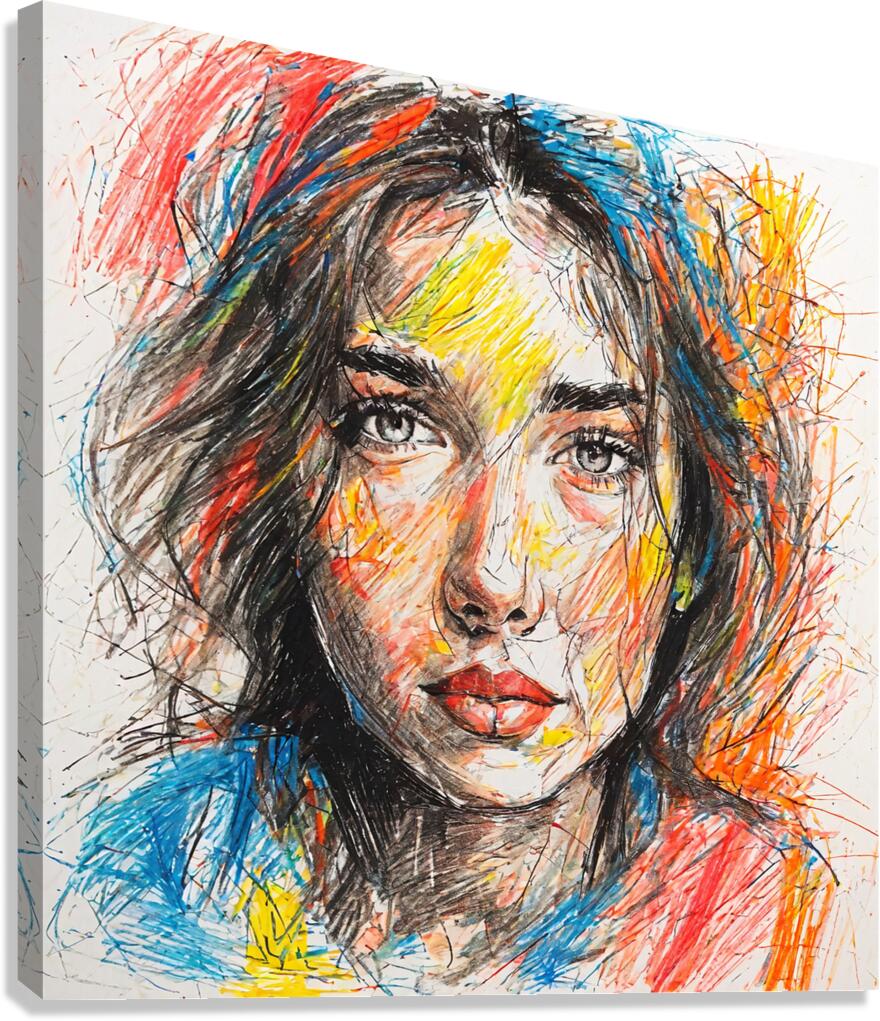 The face Canvas Print