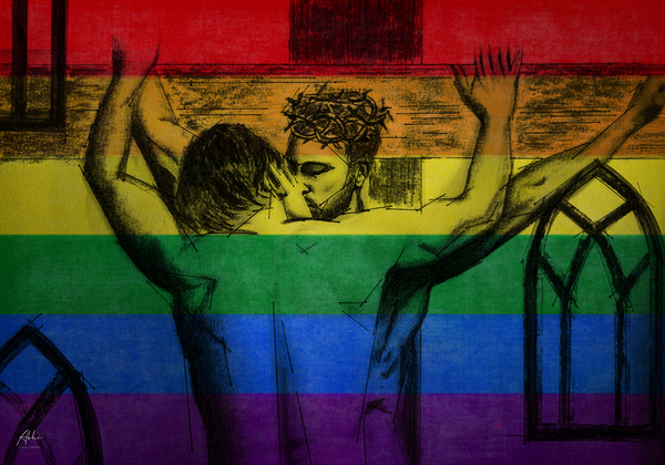 Jesus loves you back 20x14 Print