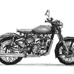 Bike Sketch By Abhi3 24x16