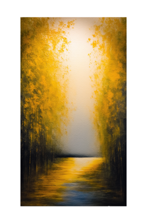 Golden Passage – Whispering Trees of Light