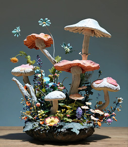 Enchanted Fungal Symphony