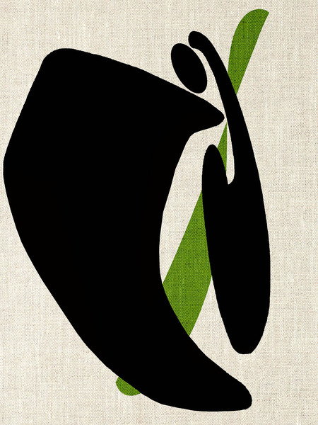 MOTH  LEAF 1 OF  2 DIPTYCH by ThePaintBrush