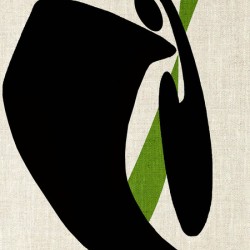 MOTH  LEAF 1 OF  2 DIPTYCH