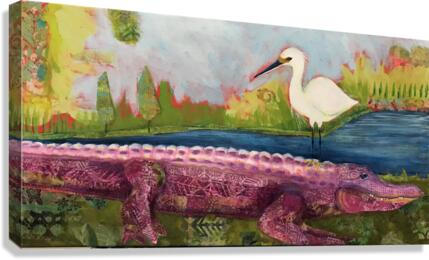 Gator Mate  Canvas Print