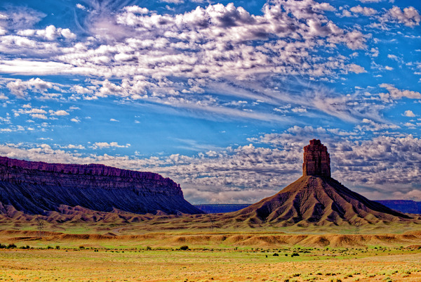 Chimney Rock Butte by Randall Sackerson
