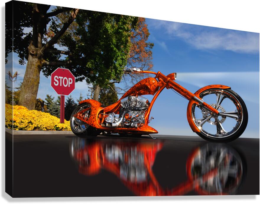 Motorcycle Canvas Print