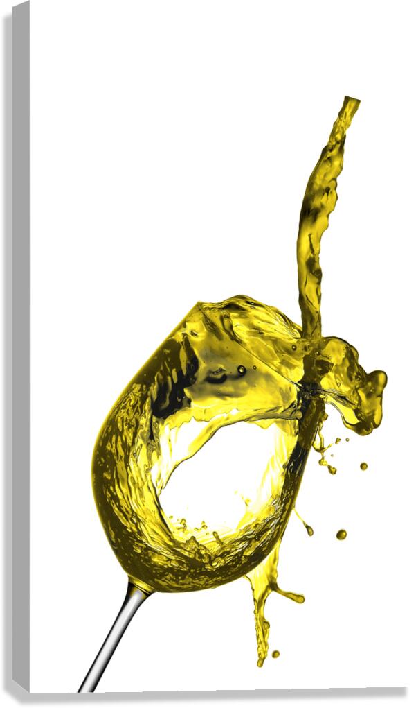 White wine Canvas Print