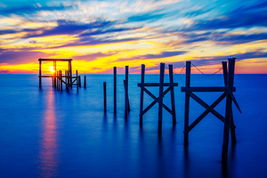 Lake Pontchartrain Light Show