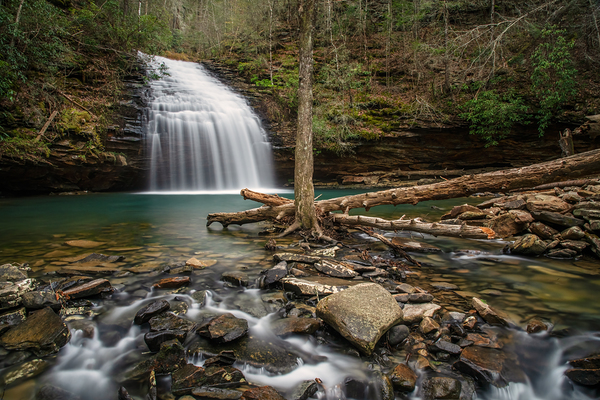 Stinging Fork Falls Print