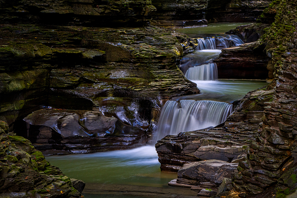 Watkins Glen pools Print