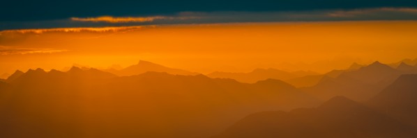 sunrise layers by daniel aegerter