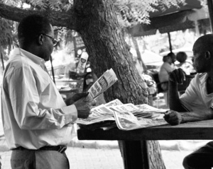 Coffee and newspaper tz  