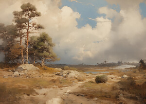 Peacful and warm view