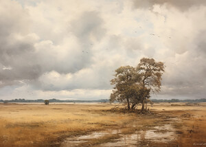 Warm Painting of a field