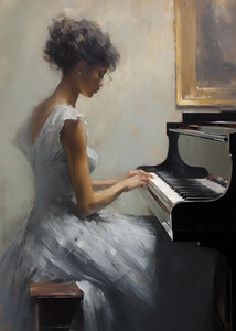 Woman at the Piano