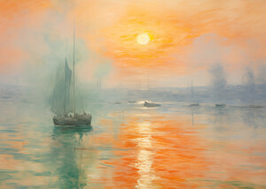 Scenic View of a Boat on the Lake